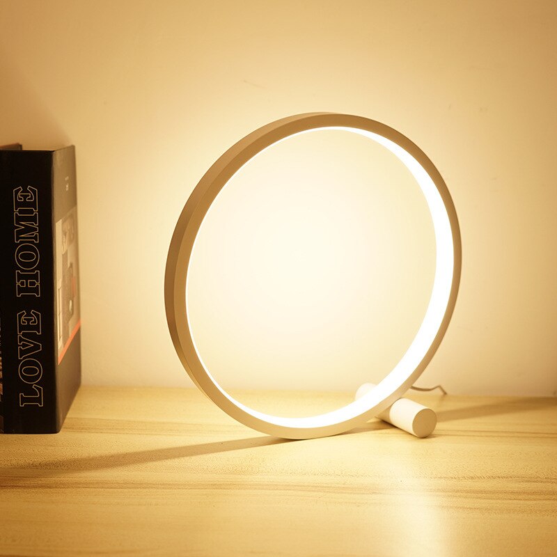 LED Bedroom Circular Table Lamps