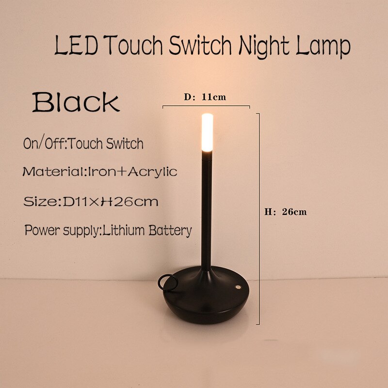 Nordic Led Touch Table Lamp