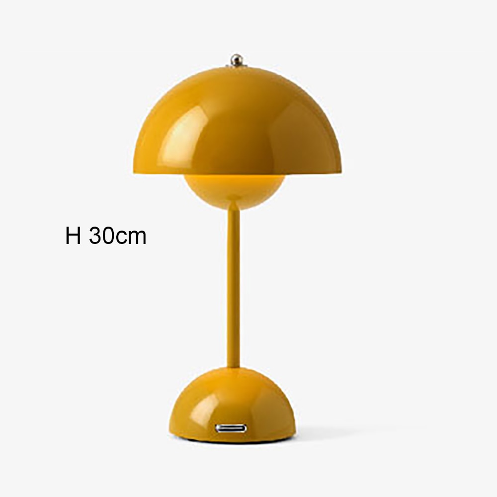 Rechargeable LED Mushroom Table Lamp