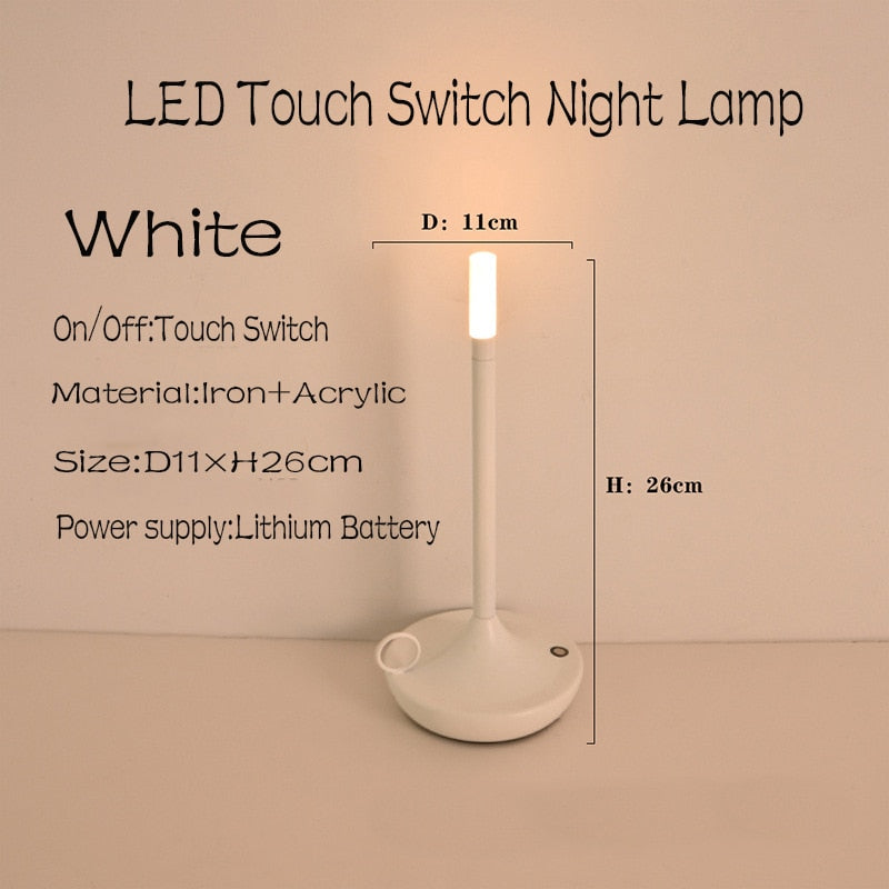 Nordic Led Touch Table Lamp