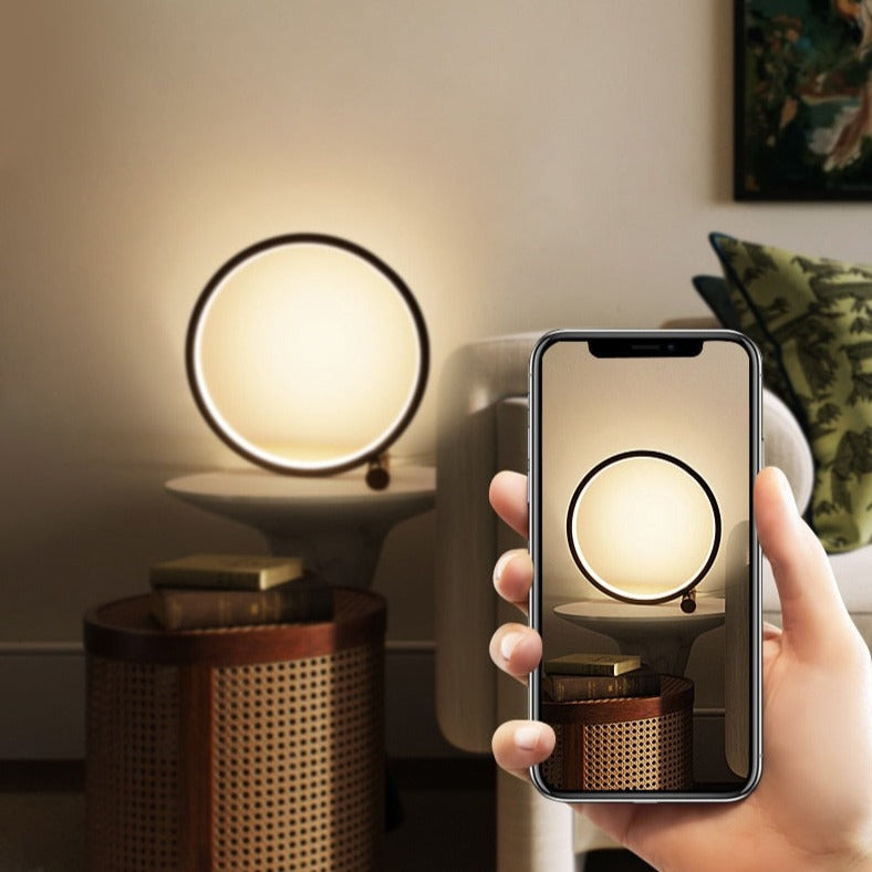 LED Bedroom Circular Table Lamps