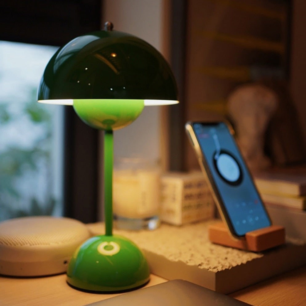 Rechargeable LED Mushroom Table Lamp