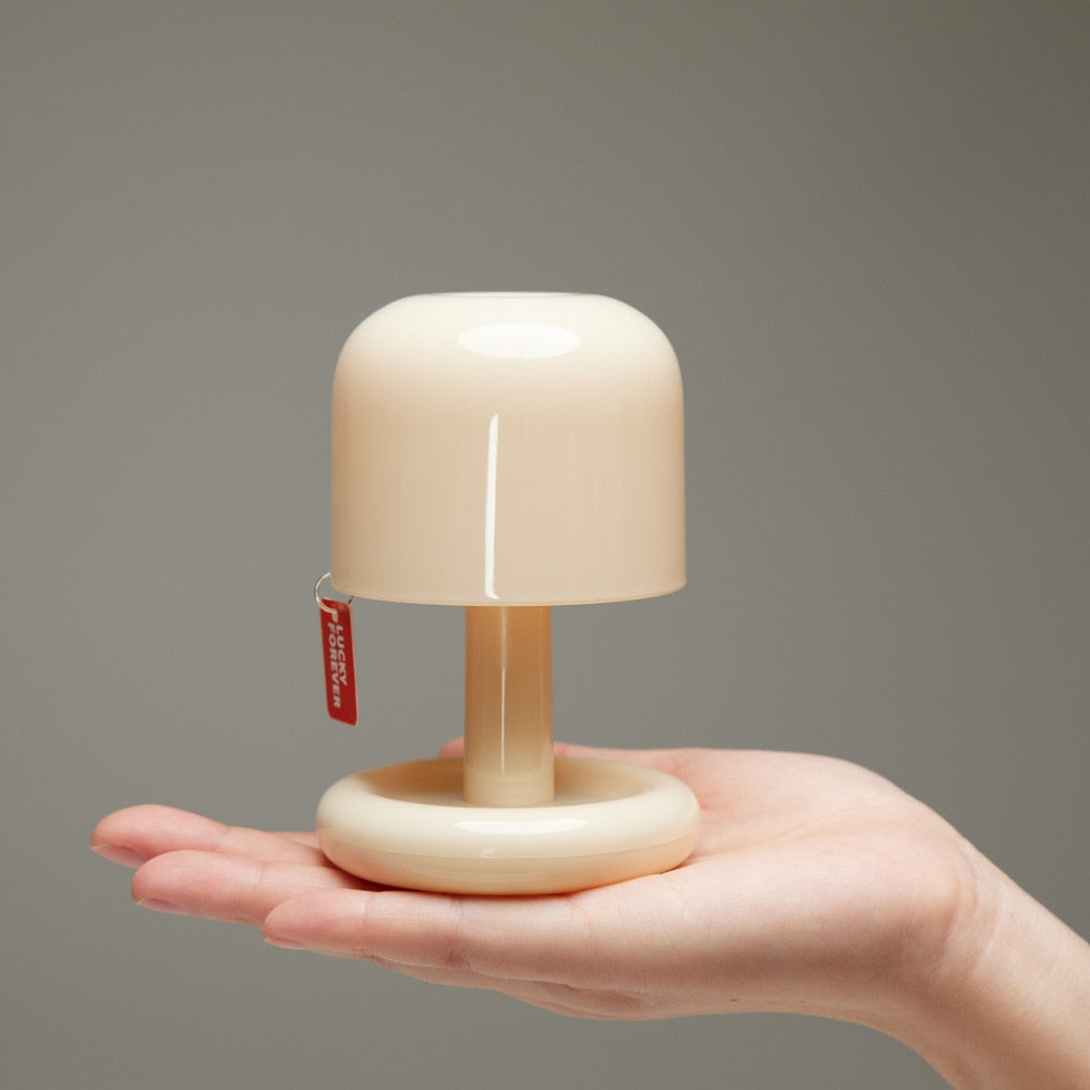 Mini Desktop Lamp Mushroom Night Light